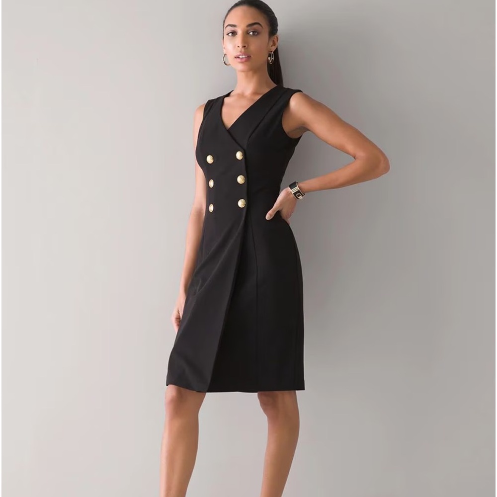 WHBM Sleeveless Blazer Dress